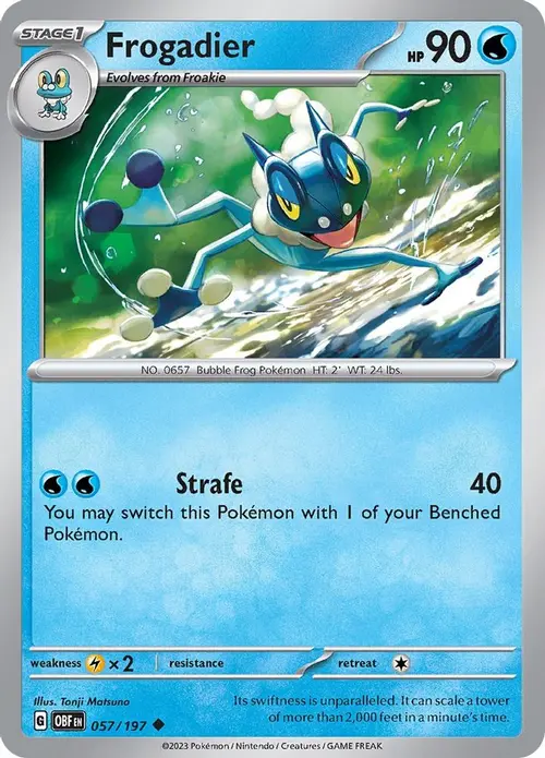 Frogadier card art