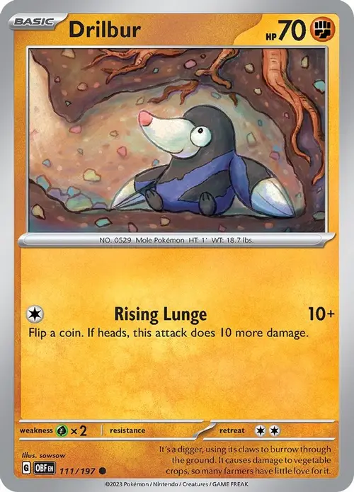 Drilbur card art