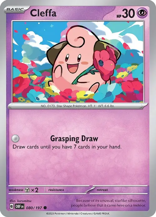 Cleffa card art