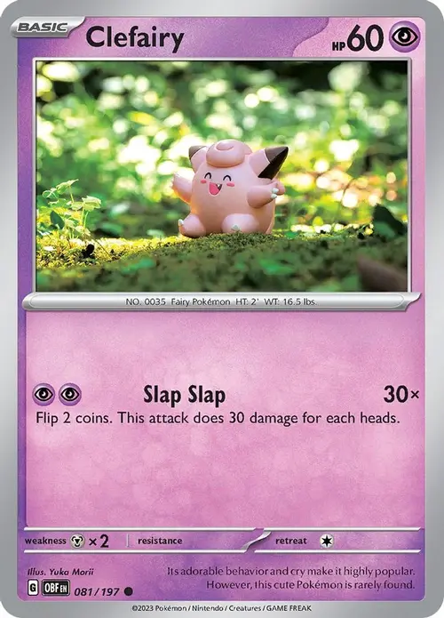 Clefairy card art