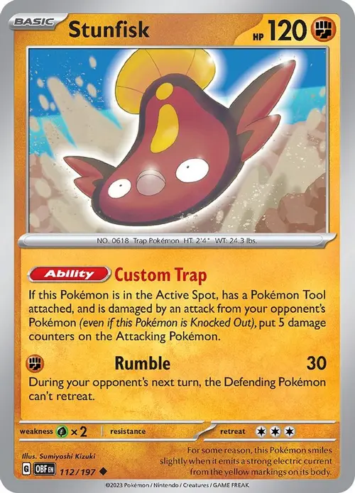 Stunfisk card art