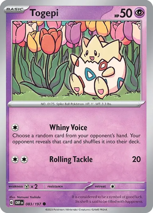 Togepi card art