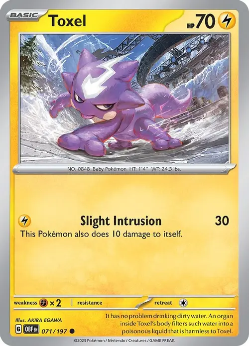 Toxel card art