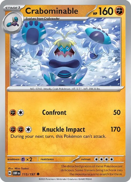 Crabominable card art