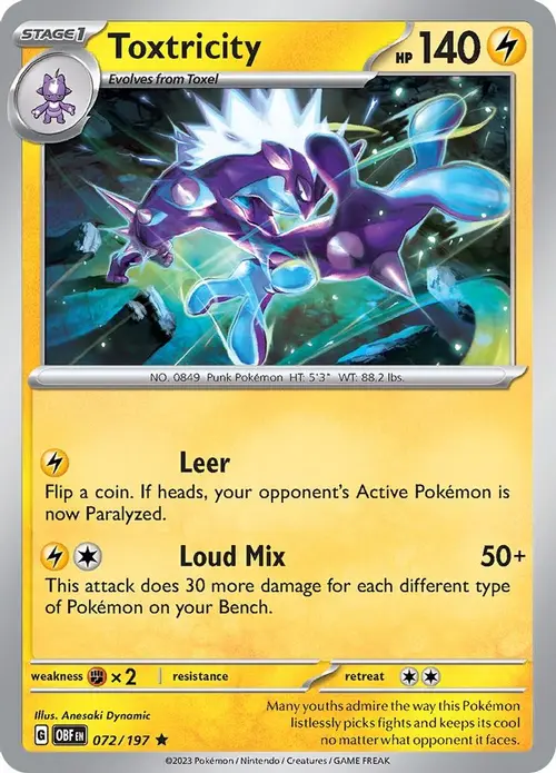 Toxtricity card art