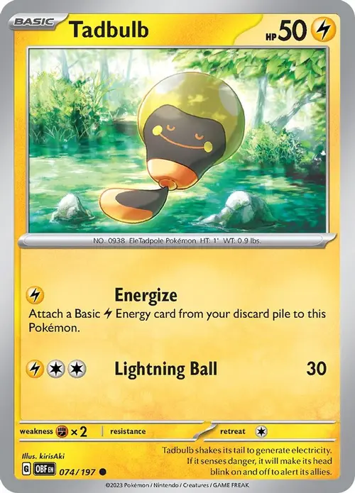 Tadbulb 074/197 card art