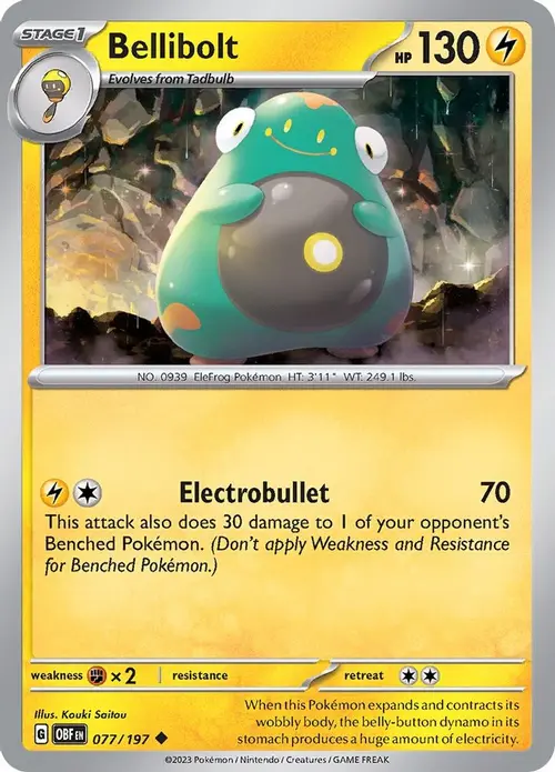 Bellibolt - 077/197 card art