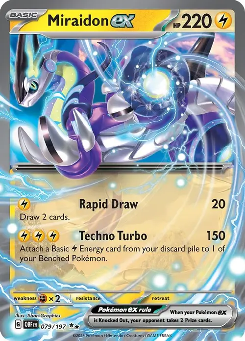 Miraidon ex card art