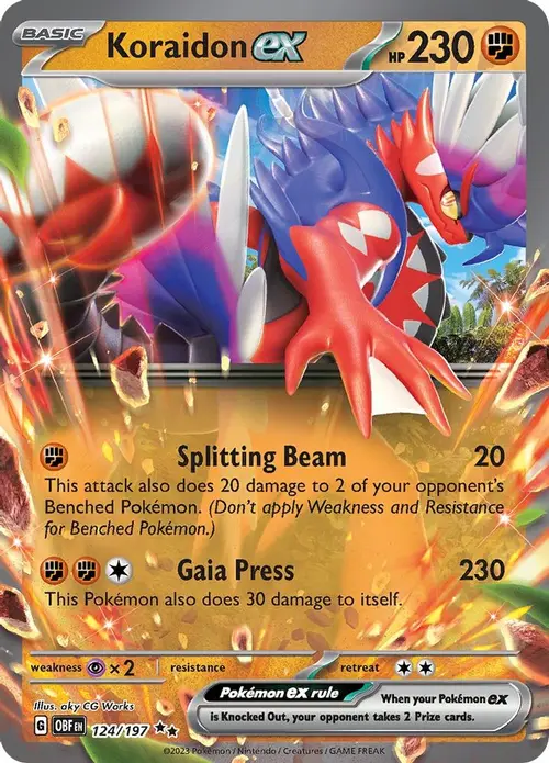 Koraidon ex card art