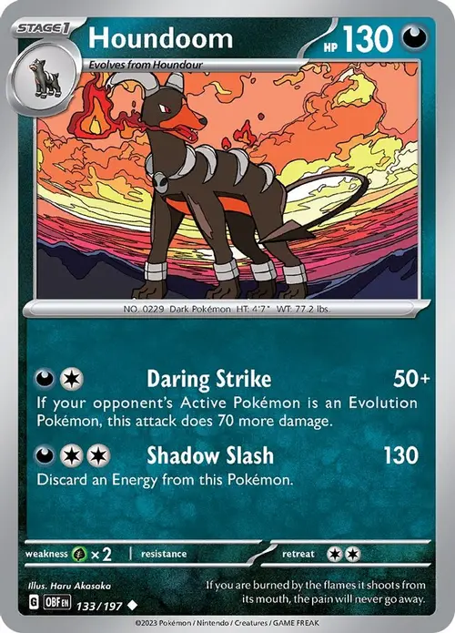 Houndoom card art