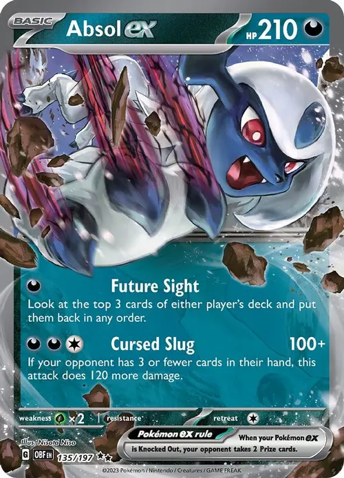 Absol ex - 135/197 card art