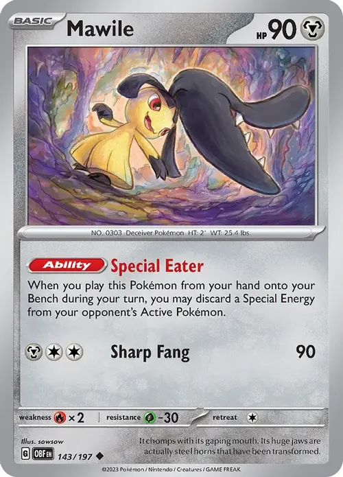Mawile - 143/197 card art