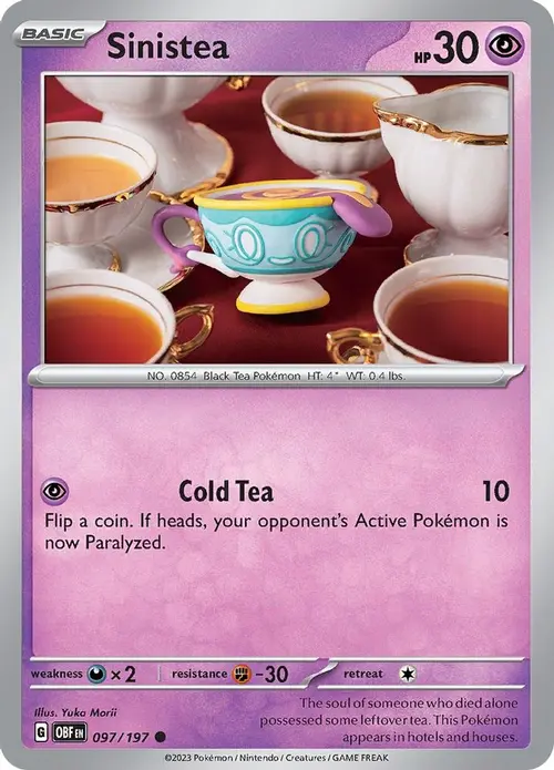 Sinistea card art