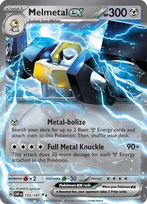 Melmetal ex card art