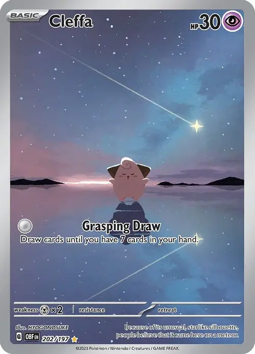Cleffa - 202/197 card art