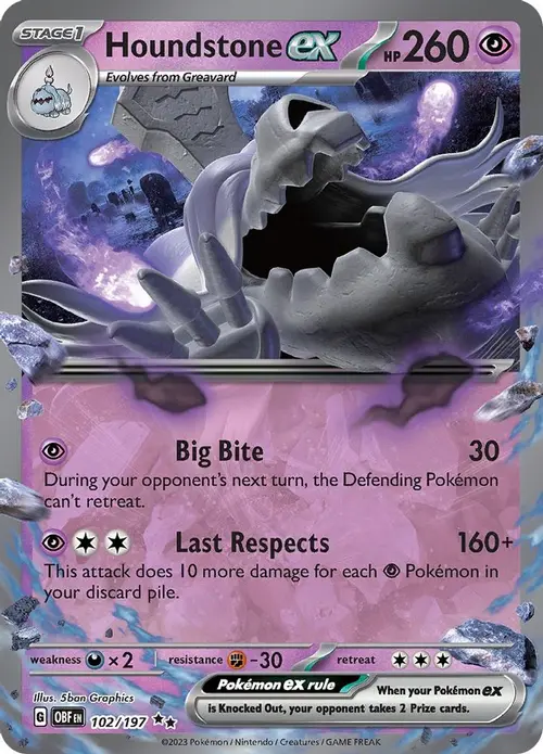 Houndstone ex card art