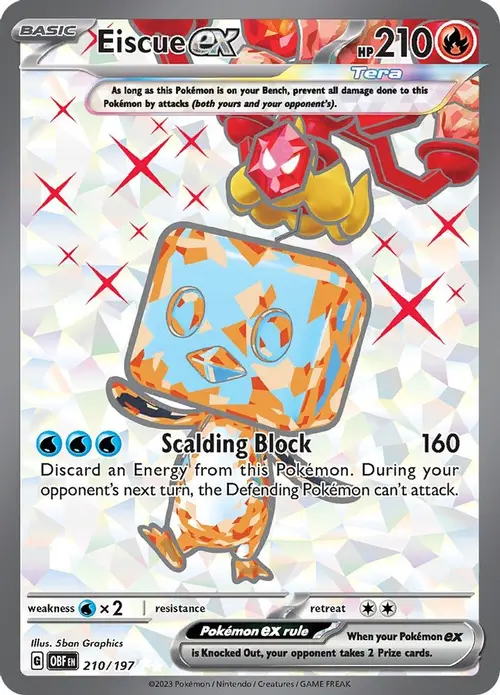 Eiscue ex - 210/197 card art