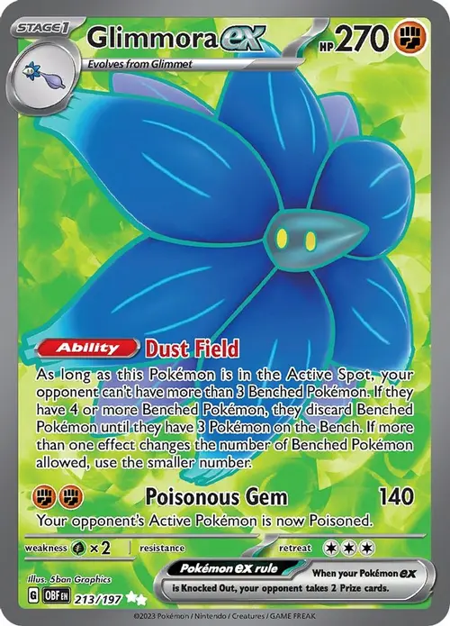 Glimmora ex - 213/197 card art