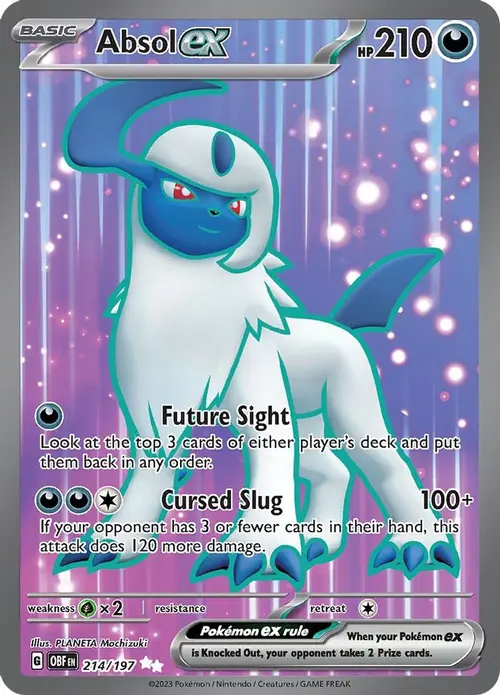 Absol ex - 214/197 card art