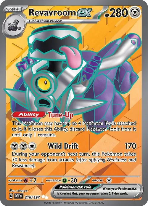 Revavroom ex - 216/197 card art