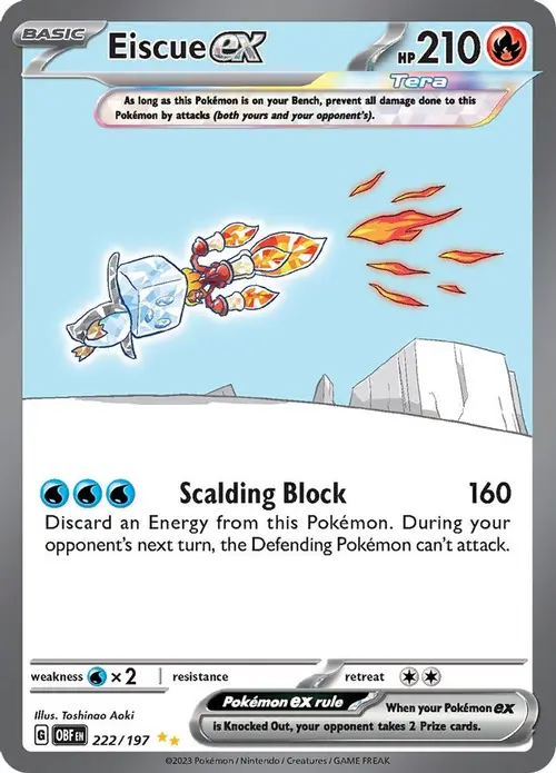 Eiscue ex - 222/197 card art