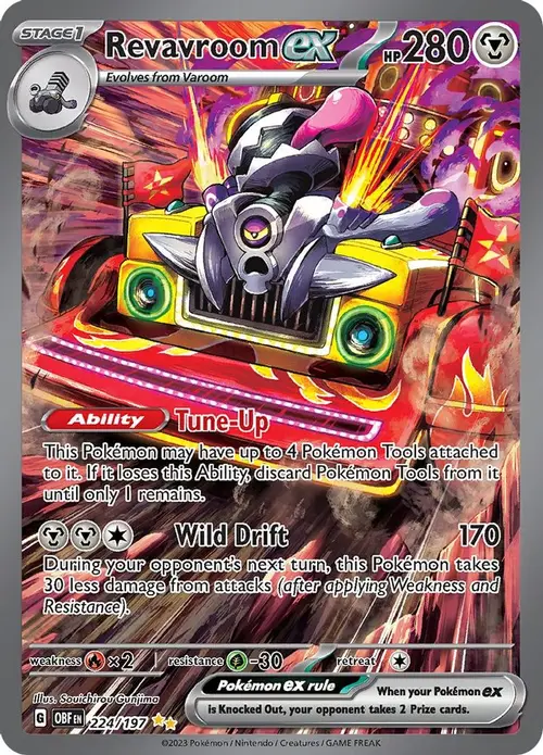 Revavroom ex - 224/197 card art