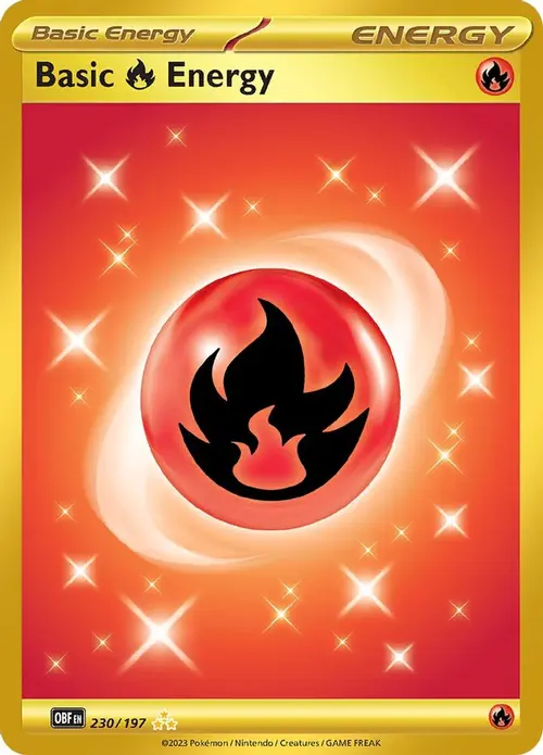 Basic Fire Energy - 230/197 card art