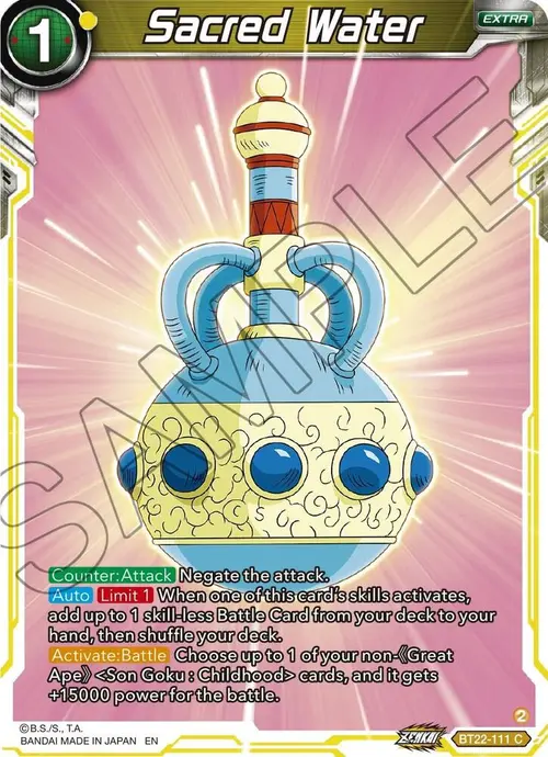 Sacred Water card art