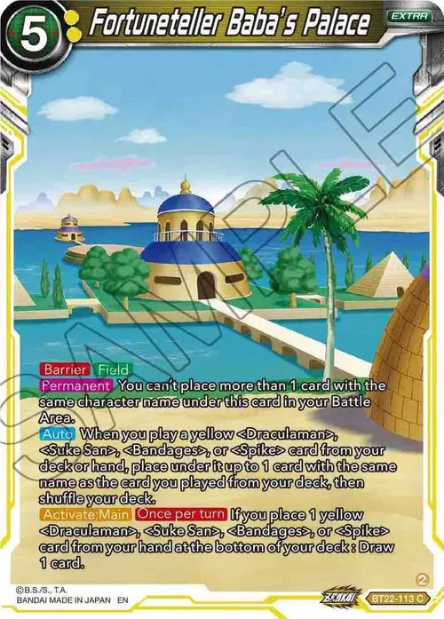 Fortuneteller Baba's Palace card art