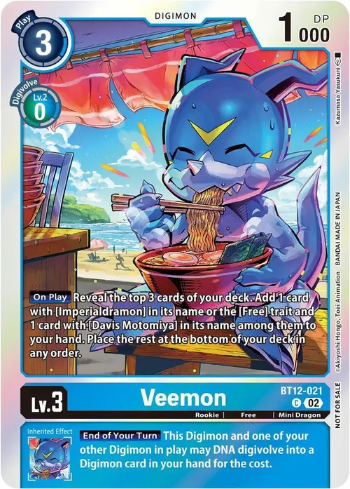 Veemon (Gen Con 2023) card art