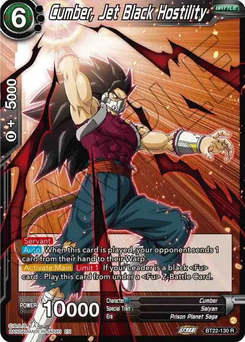 Cumber, Jet Black Hostility card art
