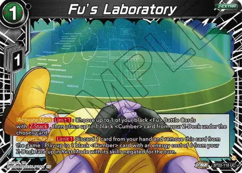 Fu's Laboratory card art