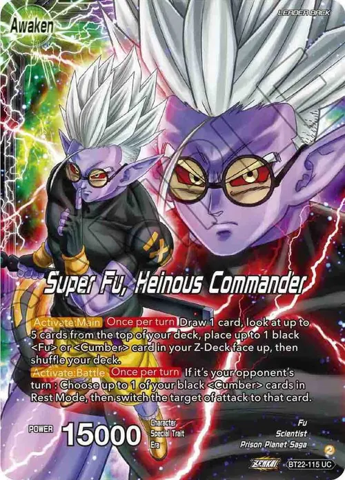Fu // Super Fu, Heinous Commander card art