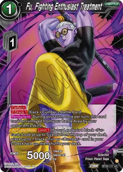 Fu, Fighting Enthusiast Treatment card art