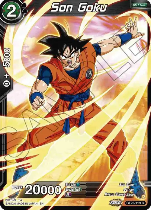 Son Goku card art