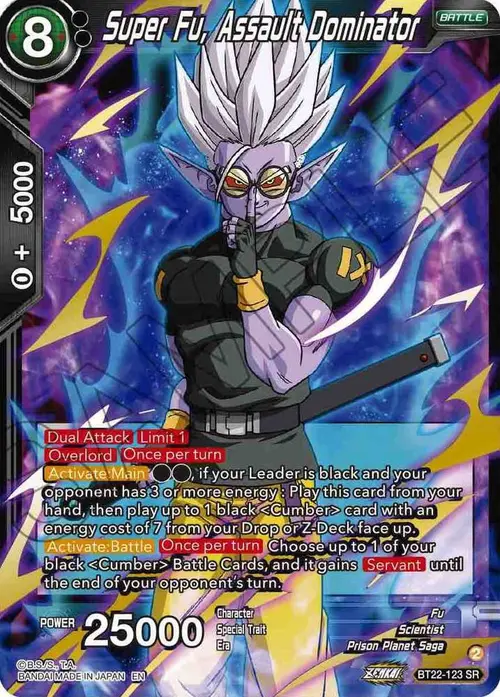 Super Fu, Assault Dominator card art