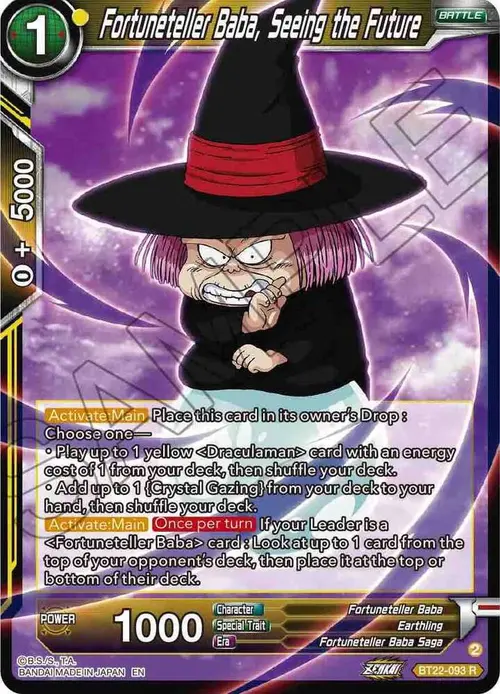 Fortuneteller Baba, Seeing the Future card art