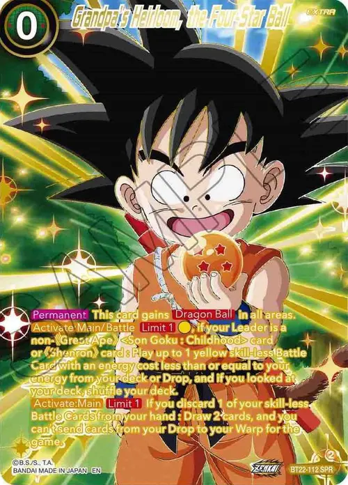 Grandpa's Heirloom, the Four Star Ball (SPR) card art