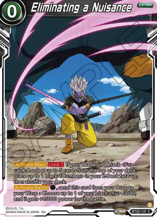 Eliminating a Nuisance card art