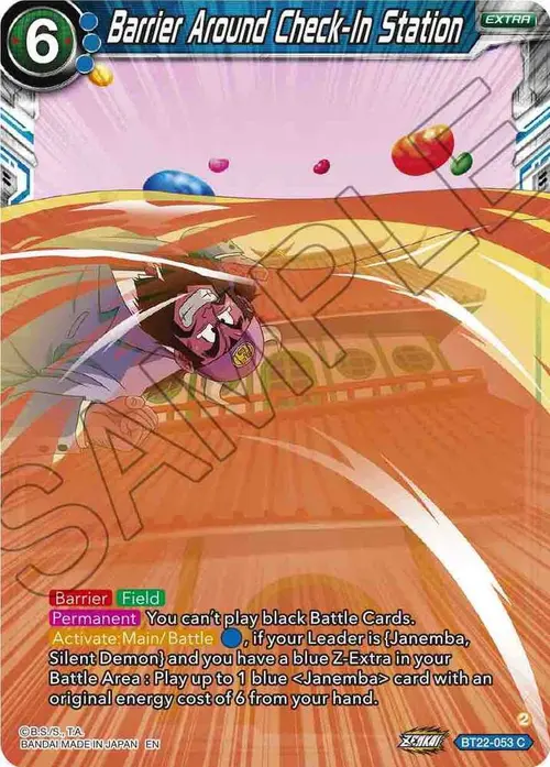 Barrier Around Check-In Station card art