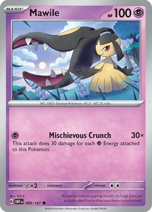 Mawile - 089/197 card art