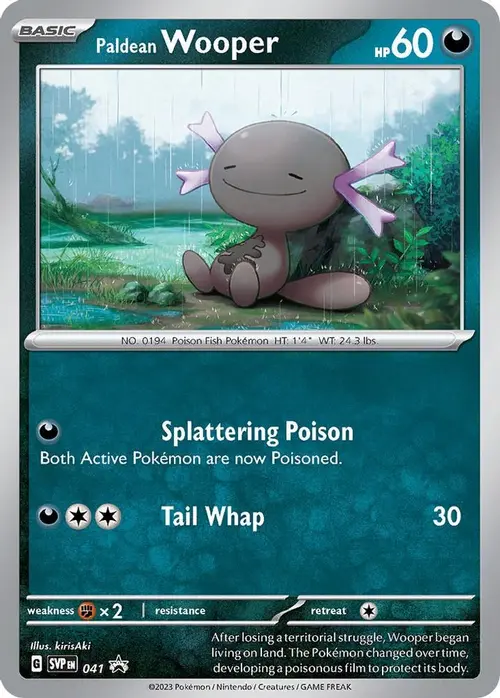 Paldean Wooper - 041 card art