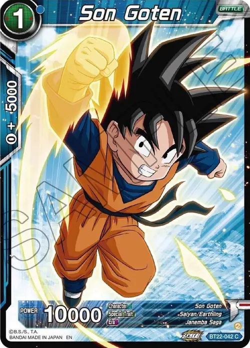 Son Goten card art