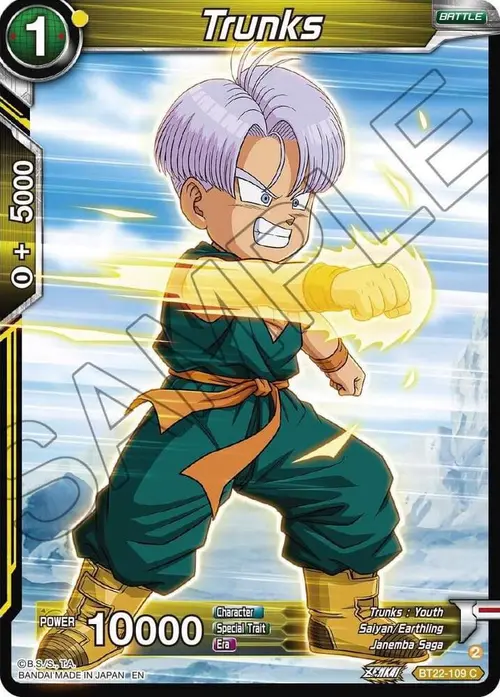 Trunks card art