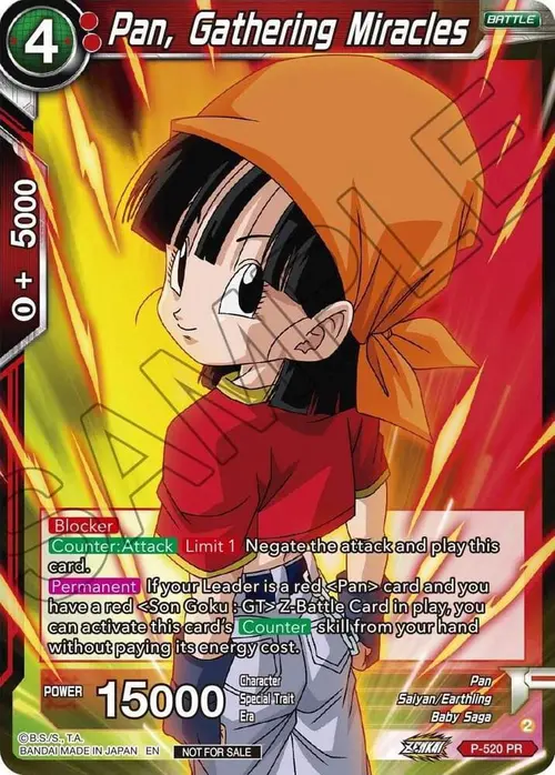 Pan, Gathering Miracles (Zenkai Series Tournament Pack Vol.5) card art