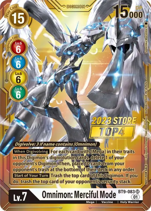 Omnimon: Merciful Mode (2023 Store Top 4) card art