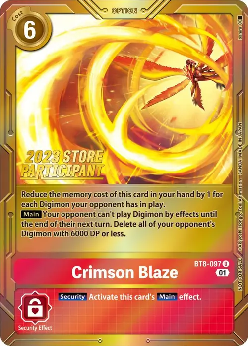 Crimson Blaze (2023 Store Participant) card art