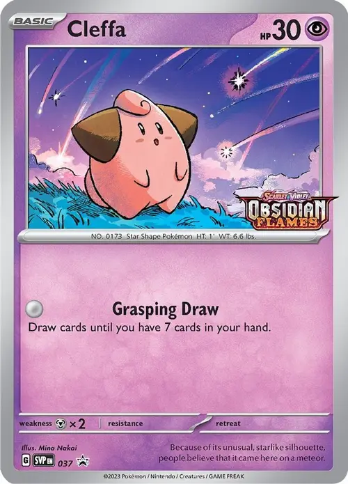 Cleffa - 037 (Prerelease) card art