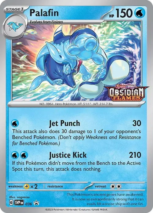 Palafin - 036 (Prerelease) card art