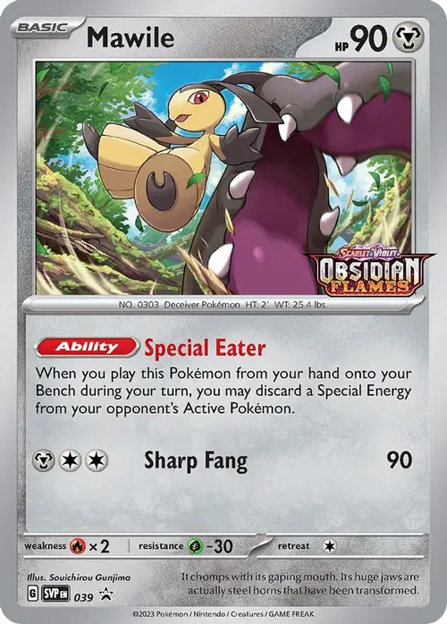Mawile - 039 (Prerelease) card art